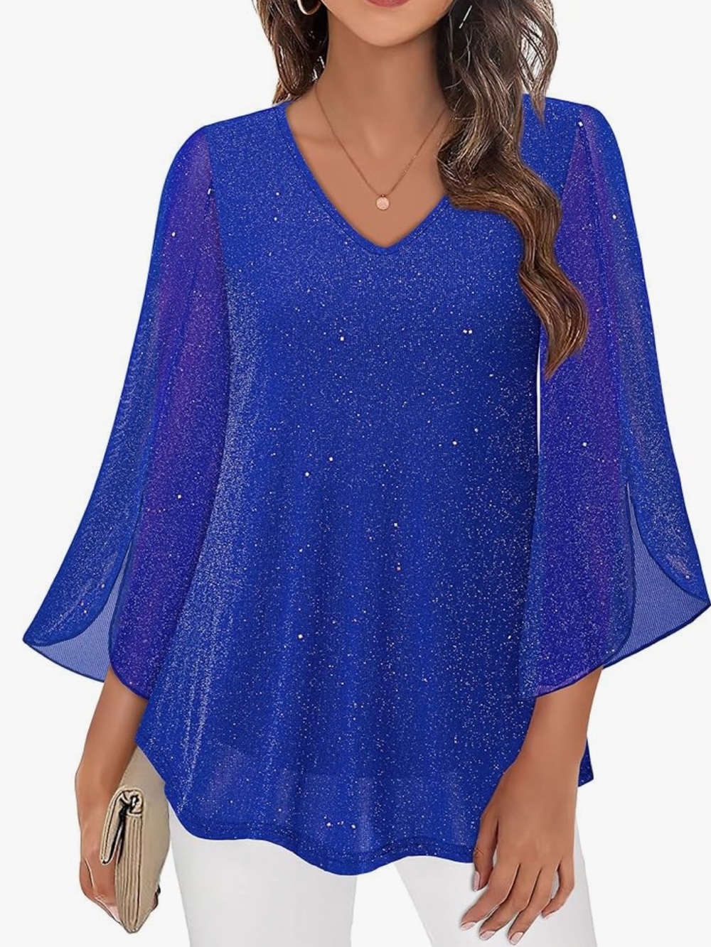 Bebonnie Layer Mesh Blouse NWOT